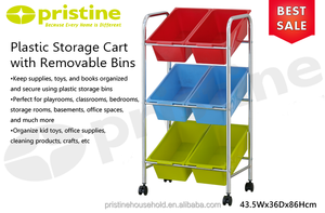 ถังพลาสติกสำหรับเด็กพร้อม6ช่อง,ถังขยะพลาสติกสำหรับครัวเรือนไต้หวัน - Product Image 4