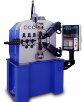 Machine à bobiner les ressorts rectangulaires CNC8645 à 6 axes, commande PLC, moteur à roulement 380V 12kW, formateur de ressorts industriel, utilisation facile