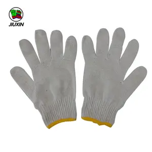 Non slip ademende bescherming houd veilig katoen handschoen voor industriële gebruik
