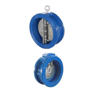 PN16 4 inch dễ uốn sắt ggg50 ghế cao su tấm đôi Wafer pornd thép không gỉ kiểm tra van - Product Image 4