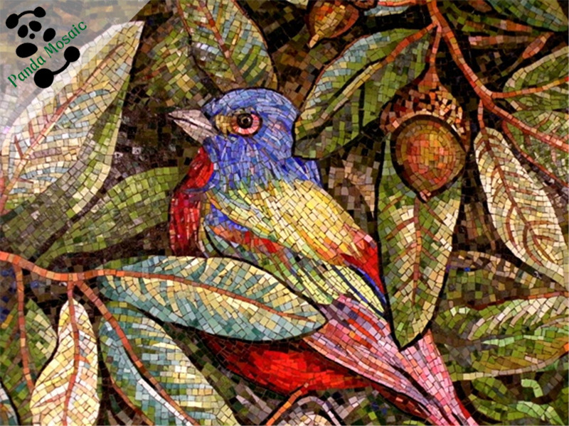 Mb Pmb12中国の手作り鳥モザイクアート壁壁画動物モザイク