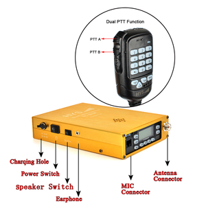 HYS Or Mobile Bi-bande <span class=keywords><strong>Manpack</strong></span> 136 ~ 174 et 400 ~ 470MHz Longue Distance De Voiture à 2 Voies Radio Émetteur-Récepteur - Product Image 3
