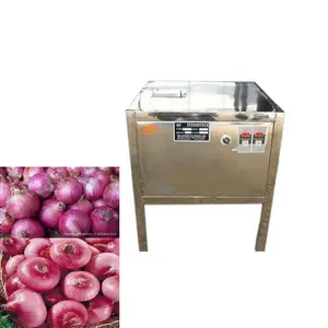 Küçük soğan cilt soyma makinesi/otomatik soğan soyucu/soğan cilt kaldırma makinesi