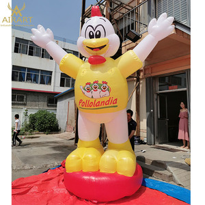 A02-pollo fritado para exteriores, pollo <span class=keywords><strong>gigante</strong></span> inflable, mascota, oferta, restaurante - Product Image 4