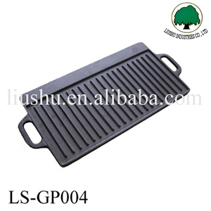 Cast Iron <strong>Bbq</strong> Griddle Grill <strong>Pan</strong> - Product Image 4