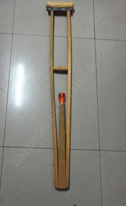 Muletas de Madera <span class=keywords><strong>con</strong></span> Puntas de Goma/Muletas de Madera de Alta Calidad para Axilas - Product Image 5