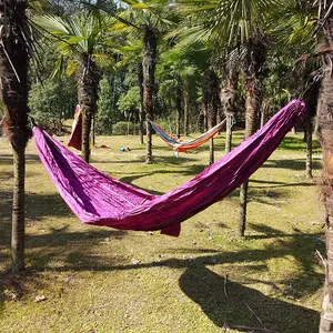 Rede de acampamento de algodão, colorida, paraquedas, rede, pendurado, rede, dormir, venda imperdível