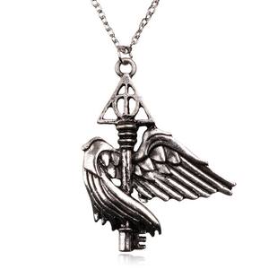 ขายส่งแฮร์รี่ตายแฮลสามเหลี่ยมp otterเครื่องประดับสร้อยคอโลหะผสม - Product Image 1