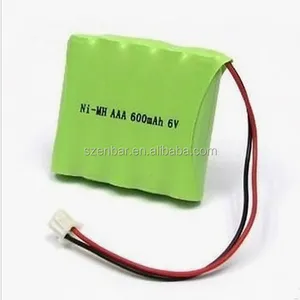 Enbar NiMH battery pack with 1800mAh capacity 6V voltage AA size no memory effect