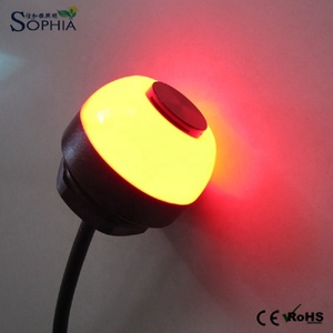 Luz indicadora de cúpula LED Sophia de 50 mm con sirena - Product Image 6