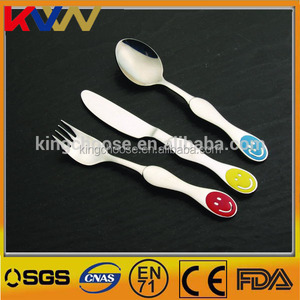 Venta caliente de la manera de acero inoxidable sopa cuchara y tenedor para cubertería - Product Image 2