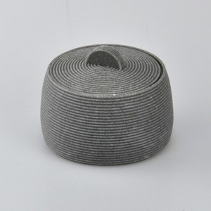 Nouveau support en coton en forme de tonneau gris poly - Product Image 1