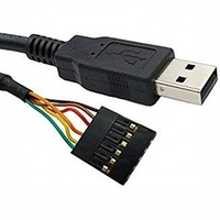 Cable Adaptador USB a TTL Serial FT232 con Chip FTDI CTS RTS para Computadora, Impresora, Escáner de Código de Barras, Carga Rápida
