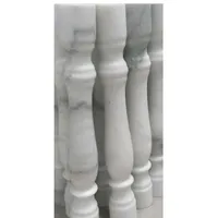 शीर्ष-रेटेड पॉलिश चीन Guangxi सफेद संगमरमर columnm,onxy स्तंभ संगमरमर, सजावटी संगमरमर स्तंभ