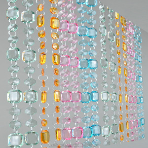 9.2m <strong>Long</strong> Luxury Acrylic Crystal Octagon l Bead <strong>Curtain</strong> for Events and Wedding Decoration - Product Image 2