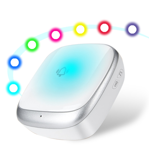 Supermarkets Smart Doorbell with 2 Receivers Chime for Home Apartments