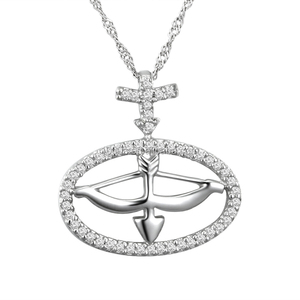 Sagitario colgante, 925 plata esterlina del zodiaco del encanto al por mayor - Product Image 1