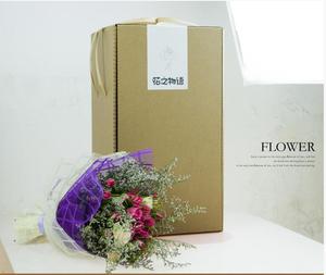 กระดาษลูกฟูกวัสดุรีไซเคิลกระดาษลูกฟูกลายนูนสำหรับจัดส่งโซลูชันการจัดช่อดอกไม้ - Product Image 5