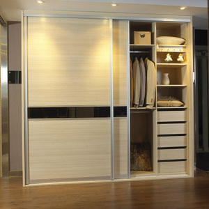 <strong>Cheap</strong> <strong>Wardrobe</strong> Closet Plywood <strong>Wardrobe</strong> Design with Sliding Door (SZ-SW015) - Product Image 6