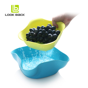 Ciotola Doppia Moderna Senza BPA per Pistacchi, Arachidi, Edamame, <span class=keywords><strong>Ciliegie</strong></span>, Frutta Secca, Caramelle, Snack, Piatti e Ciotole in Plastica - Product Image 3