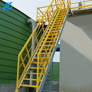 บันไดกลางแจ้ง FRP ทันสมัยพร้อมพื้นผิวกันลื่น - Product Image 5