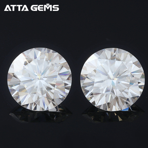 Venta al por mayor 6,5mm <span class=keywords><strong>1</strong></span> <span class=keywords><strong>quilate</strong></span> sintético blanco <span class=keywords><strong>Diamante</strong></span> Suelto anillo precio por <span class=keywords><strong>quilate</strong></span> - Product Image 2
