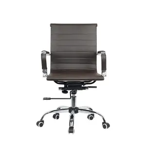 Hot Sale Modern Low Back Upholstered PU Executive Office Desk Chair