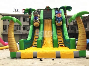 New arrivals Palm Tree <span class=keywords><strong>Inflatable</strong></span> trượt nước <span class=keywords><strong>Inflatable</strong></span> trẻ em trượt hồ bơi với trượt <span class=keywords><strong>Inflatable</strong></span> công viên nước để bán - Product Image 2