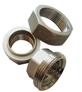 Factory Supply Stainless Steel F/F Union Plumbing Fitting BSP Taper Thread