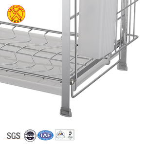 Morden多目的キッチンスタンディング<span class=keywords><strong>2</strong></span>層皿水切りラックステンレス鋼 - Product Image 2