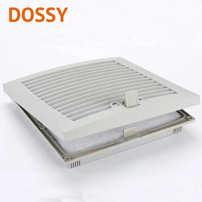 Фильтр с осевым вентилятором типа панели 156x156 мм, пыленепроницаемый воздушный фильтр DS9803