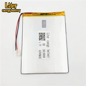 Lipo tablet PC <strong>3</strong>,7 V 3810088 rechargeable 4200 mAh lithium polymer battery - Product Image 1