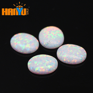 Loose Gemstones White <strong>Fire</strong> Opal <strong>Stone</strong> Synthetic Opal <strong>Gems</strong> - Product Image 2