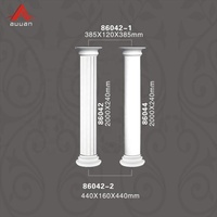 Capitales de colonnes creuses en polyuréthane (PU) de style romain pour l'intérieur, vente en gros de Chine