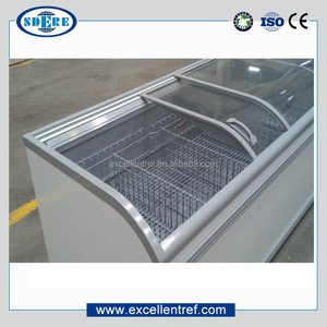 Tapa de cristal congelador comercial escaparate para la venta en un <span class=keywords><strong>supermercado</strong></span> - Product Image 2