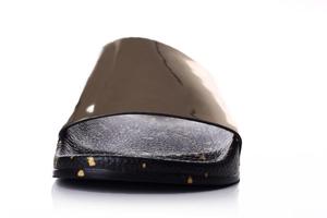 Logotipo personalizado verano elegante calzado damas brillante zapatillas Sandalias - Product Image 5