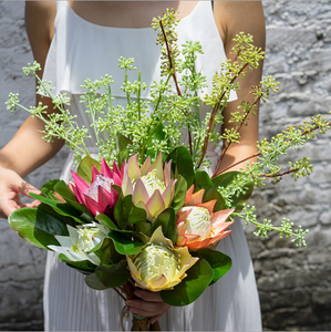 Protea-Flor artificial para decoración del hogar, flor de seda para boda, venta al por mayor - Product Image 6