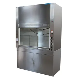 Stainless Steel Laboratory Steel Fume Hood Gas Extractor