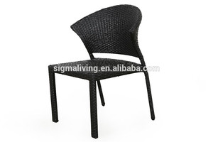 2015 sin brazos al aire libre ratán silla moderna cafetería - Product Image 2