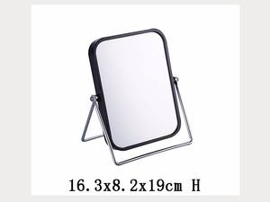 Miroir de coiffeuse de forme ronde chromé rotatif - Product Image 4