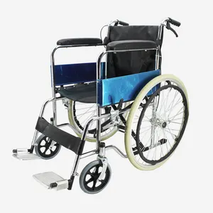 スイングアウェイフットレスト18 "シートを備えた医療用フリップバックデスクアーム黒ストリーク車椅子を運転する