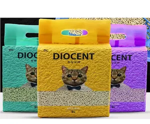 High-quality pet supplier professional deodorizing dust free water absorbing cat litter sand
