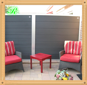Valla impermeable para el hogar, fácil instalación DIY, compuesto de madera WPC, esgrima de jardín barata - Product Image 3