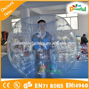 2015 loco y durable de gigante inflable pelota de fútbol, la bola de parachoques, humanos de la burbuja de bola para la venta - Product Image 1