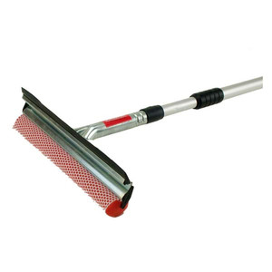 Limpiador de ventanas con mango telescópico 2 en 1, herramientas de limpieza de vidrio - Product Image 3