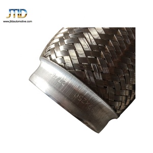 צינור פליטה נירוסטה פליטה צינור 3 אינץ 'Flex צינור פליטה משותף צינור פליטה מחבר Flexust - Product Image 2