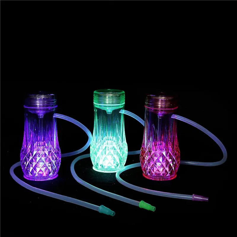 Woyu Export Draagbare Lounge Acryl Shisha Mini Waterpijp Beker Met Led Licht