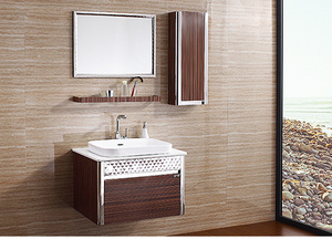 فوشان الجملة الذهب الحمام الغرور الجدار علقت خزانة جانبية - Product Image 5