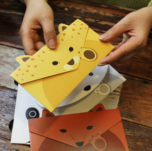 Mini <span class=keywords><strong>enveloppe</strong></span> mignonne avec petit animal, papier à lettres, papeterie, kawaii, enveloppes pour cartes d'anniversaire, <span class=keywords><strong>de</strong></span> Noël, cadeaux - Product Image 3