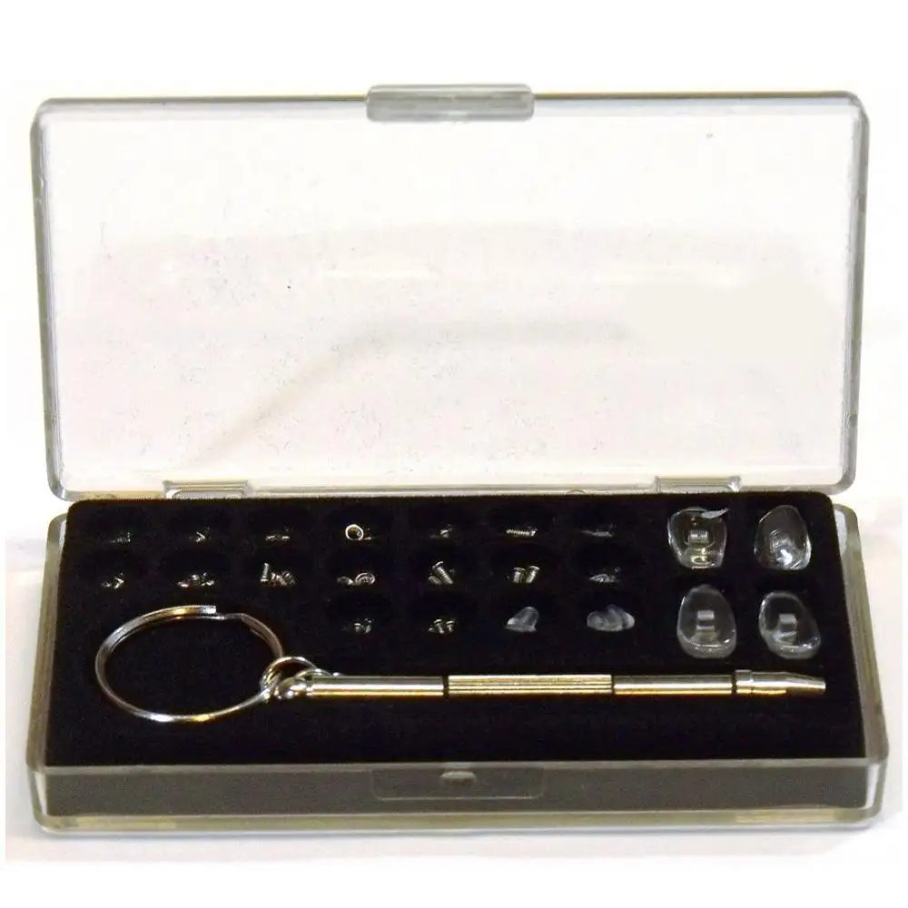 3 Trong 1 Vít Đai Ốc Kính Mát Với Key Chain Nose Pad Cụ Sửa Chữa Quang Các Loại Kit Set Đối Với Kính Kính Sửa Chữa Kit Vít